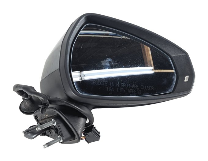 Thumbnail 3: 15-18 AUDI A3 S3 (8V) RIGHT PASSENGER MANUAL FOLD HEATED DOOR MIRROR (Gray)