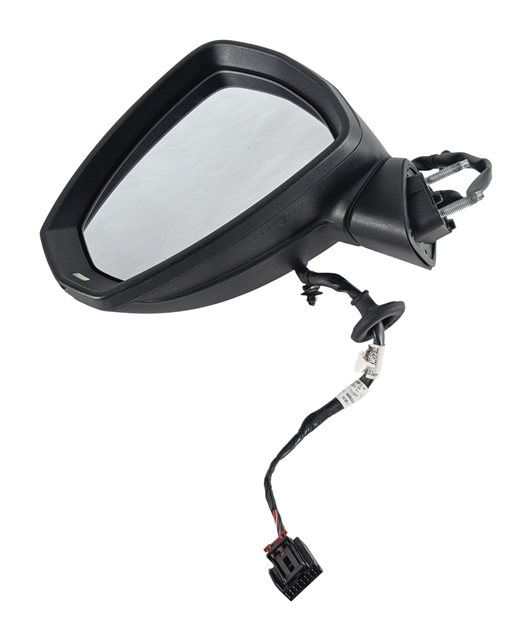 Thumbnail 3: 2015-2018 AUDI A3 S3 (8V) DRIVER MANUAL FOLD HEATED DOOR MIRROR (Gray)