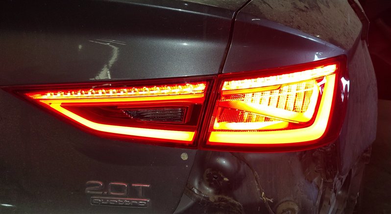 Thumbnail 2: 2015-2016 AUDI A3 S3 (8V) SEDAN CONVERTIBLE RIGHT INNER LED TAILLIGHT LIGHT LAMP