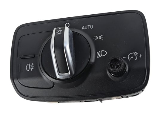 15-20 AUDI A3 8V BLACK HEADLIGHT LAMP SWITCH AUTO RAIN WIPER NO FOG 8V0941531AD