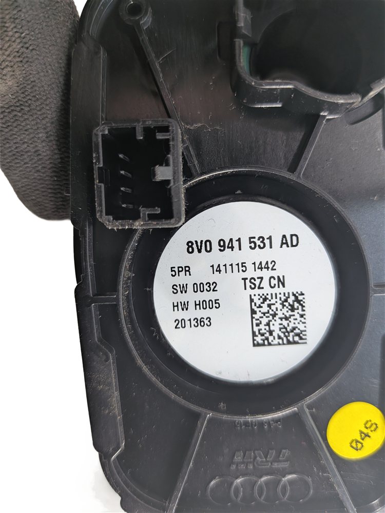 Thumbnail 7: 15-20 AUDI A3 8V BLACK HEADLIGHT LAMP SWITCH AUTO RAIN WIPER NO FOG 8V0941531AD