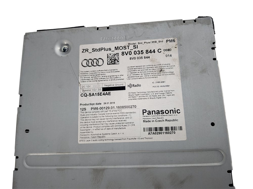 Thumbnail 8: 15-18 AUDI A3 S3 (8V) RADIO SD MMI CD PLAYER STEREO RECEIVER (AUDI MULTIMEDIA)
