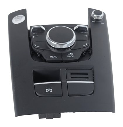 16-18 AUDI A3 E-TRON (8V 8VF) RADIO STEREO MMI CONTROL SWITCH KNOB BUTTON PANEL