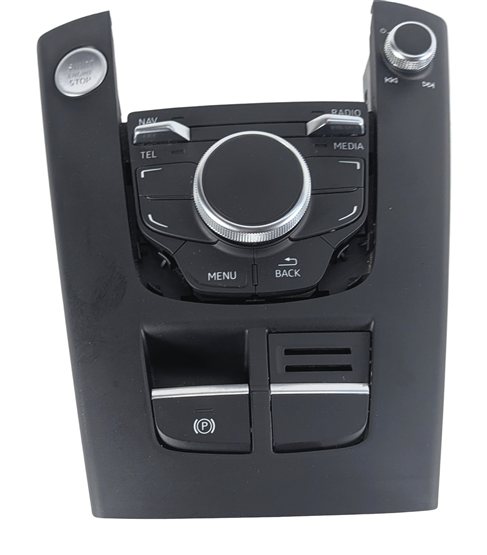 Thumbnail 2: 16-18 AUDI A3 E-TRON (8V 8VF) RADIO STEREO MMI CONTROL SWITCH KNOB BUTTON PANEL