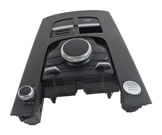 Thumbnail 4: 16-18 AUDI A3 E-TRON (8V 8VF) RADIO STEREO MMI CONTROL SWITCH KNOB BUTTON PANEL