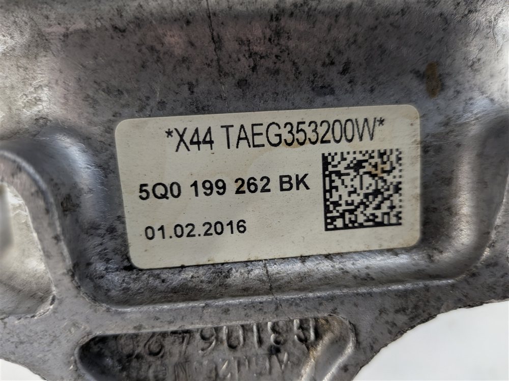 Thumbnail 9: 2016 AUDI A3 (8V) 2.0L (CNTC) ENGINE RIGHT MOTOR MOUNT w/ BRACKET 5Q0199262BK