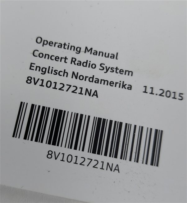 Thumbnail 5: 2016 AUDI A3 (8V) 2.0L OWNER'S MANUAL BOOKLET HANDBOOK GUIDE w/ CASE SET/7