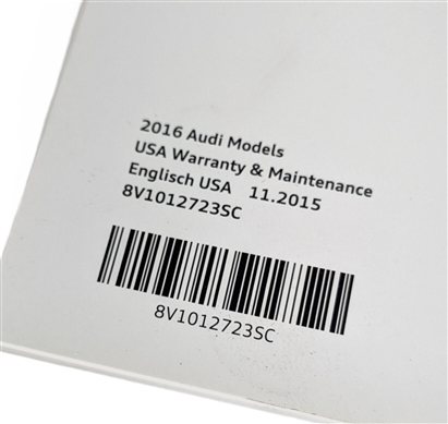 Thumbnail 8: 2016 AUDI A3 (8V) 2.0L OWNER'S MANUAL BOOKLET HANDBOOK GUIDE w/ CASE SET/7