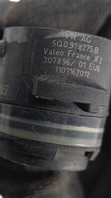 Thumbnail 4: 2016 AUDI A3 (8V) REAR PARK ASSIST PDC SENSOR SET/4 w/ HARNESS (Gray)