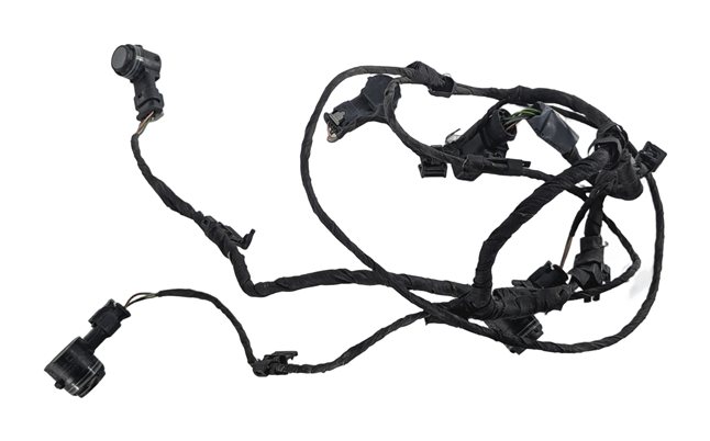 Thumbnail 2: 2016 AUDI A3 (8V) FRONT PARK ASSIST PDC SENSOR SET/4 w/ HARNESS (Gray)