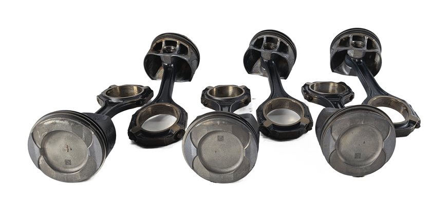 Thumbnail 2: 15-22 MERCEDES X166 W166 W205 W222 W212 R231 M276 3.0 ENGINE PISTON & ROD SET/6