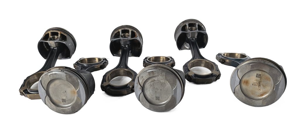 Thumbnail 6: 15-22 MERCEDES X166 W166 W205 W222 W212 R231 M276 3.0 ENGINE PISTON & ROD SET/6