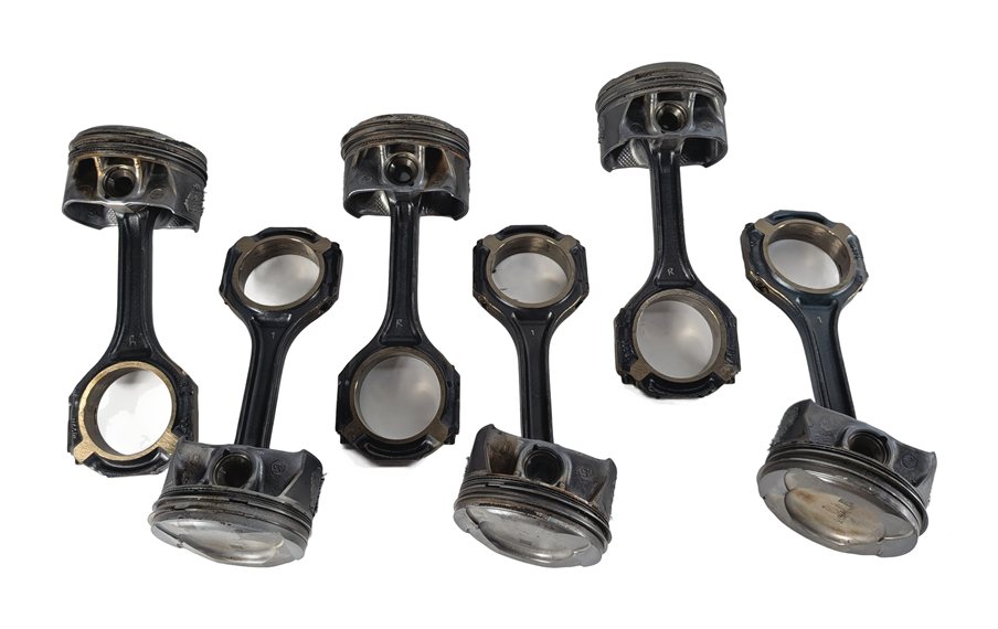 Thumbnail 7: 15-22 MERCEDES X166 W166 W205 W222 W212 R231 M276 3.0 ENGINE PISTON & ROD SET/6