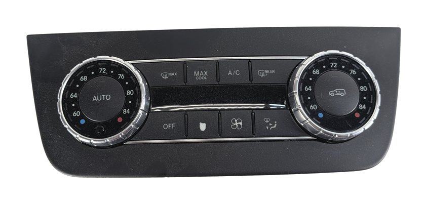 Thumbnail 3: 14-19 MERCEDES GL GLS (X166 W166) FRONT HEATER AC CLIMATE CONTROL & TRIM (BLACK)