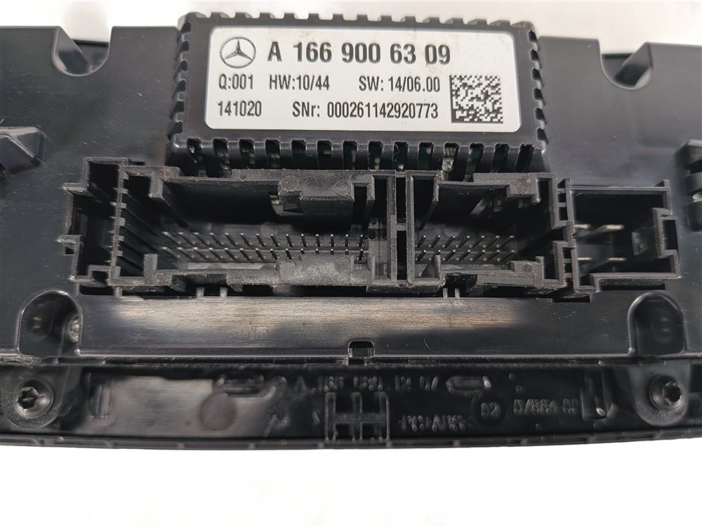 Thumbnail 8: 14-19 MERCEDES GL GLS (X166 W166) FRONT HEATER AC CLIMATE CONTROL & TRIM (BLACK)