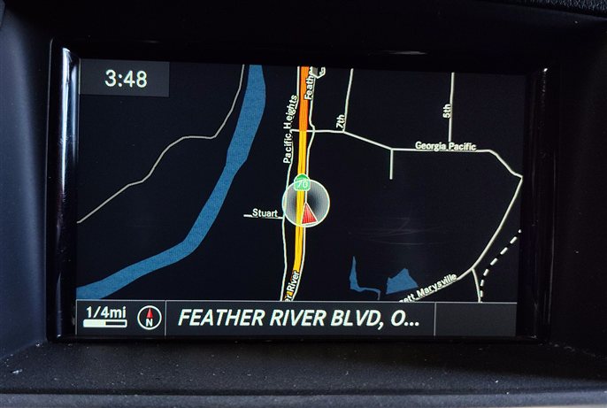 15-16 MERCEDES GL350 GL450 GL550 (X166) FRONT GPS NAVIGATION DISPLAY SCREEN 7"