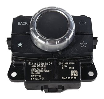 Thumbnail 2: 14-16 MERCEDES G550 GL350 GL550 ML350 ML550 (W166 X166) RADIO NAV CONTROL SWITCH