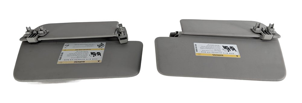 Thumbnail 6: 2013-2019 MERCEDES GL350 GL450 GL550 GLS (W166 X166) FRONT SUNVISOR SET (Gray)