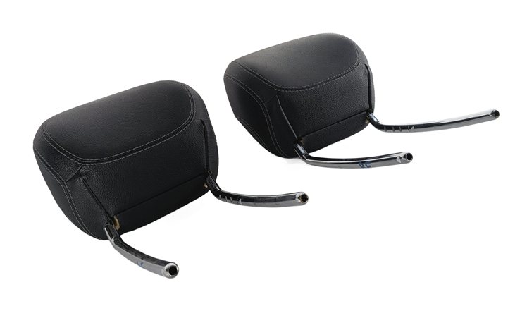 14-19 MERCEDES GL GLS ML W166 X166 FRONT LEFT & RIGHT SEAT HEADREST SET-2 BLACK
