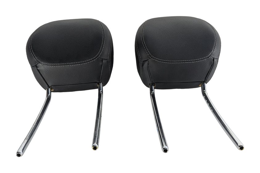 Thumbnail 3: 14-19 MERCEDES GL GLS ML W166 X166 FRONT LEFT & RIGHT SEAT HEADREST SET-2 BLACK