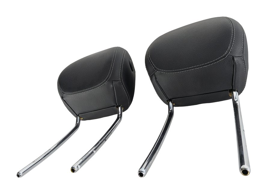 Thumbnail 4: 14-19 MERCEDES GL GLS ML W166 X166 FRONT LEFT & RIGHT SEAT HEADREST SET-2 BLACK