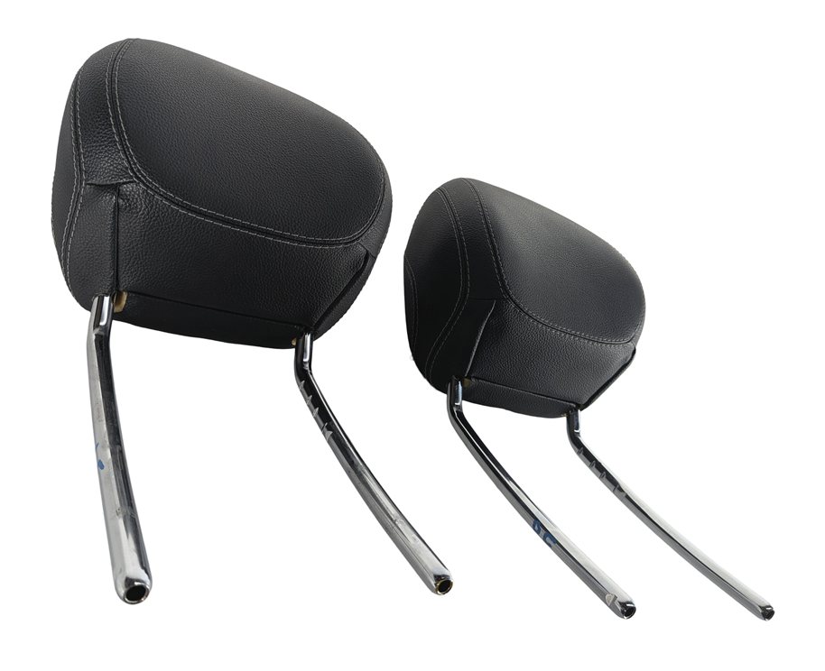 Thumbnail 5: 14-19 MERCEDES GL GLS ML W166 X166 FRONT LEFT & RIGHT SEAT HEADREST SET-2 BLACK
