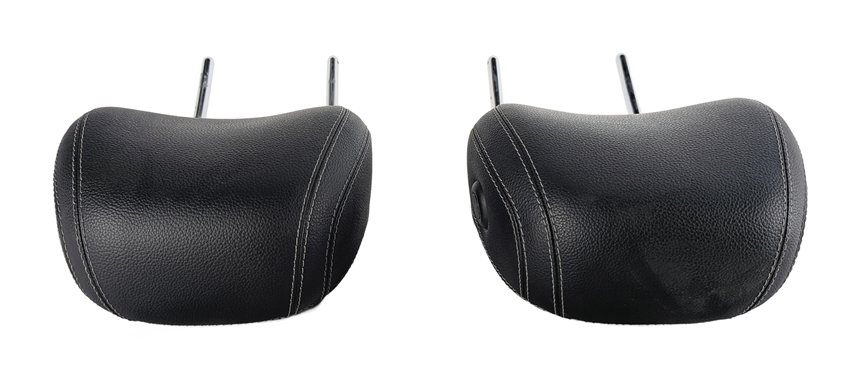 Thumbnail 6: 14-19 MERCEDES GL GLS ML W166 X166 FRONT LEFT & RIGHT SEAT HEADREST SET-2 BLACK
