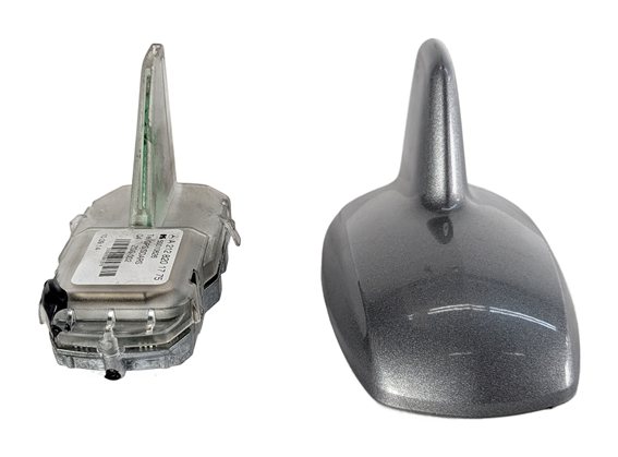Thumbnail 2: 12-20 MERCEDES GL GLA GLE ML SL SLK SLC CLA ROOF SHARK FIN ANTENNA (Silver)