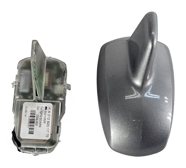 Thumbnail 3: 12-20 MERCEDES GL GLA GLE ML SL SLK SLC CLA ROOF SHARK FIN ANTENNA (Silver)
