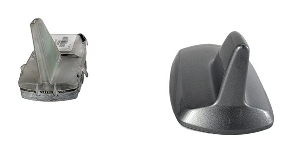 Thumbnail 4: 12-20 MERCEDES GL GLA GLE ML SL SLK SLC CLA ROOF SHARK FIN ANTENNA (Silver)