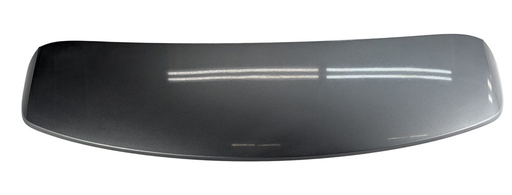 Thumbnail 3: 13-19 MERCEDES GL GLS (W166 X166) REAR TRUNK UPPER SPOILER WING TRIM (Silver)