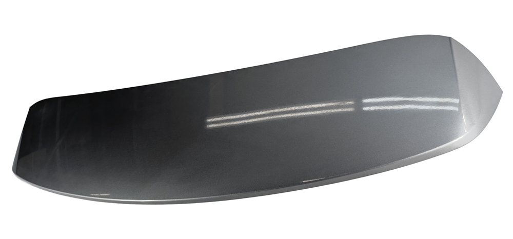 Thumbnail 5: 13-19 MERCEDES GL GLS (W166 X166) REAR TRUNK UPPER SPOILER WING TRIM (Silver)