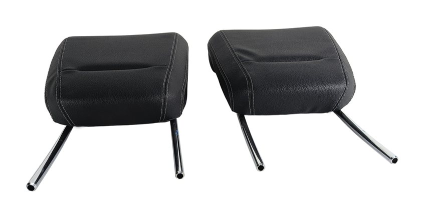 Thumbnail 2: 13-19 MERCEDES GL GLS CLASS (X166) REAR 2nd ROW LEFT & RIGHT HEADREST(Black)