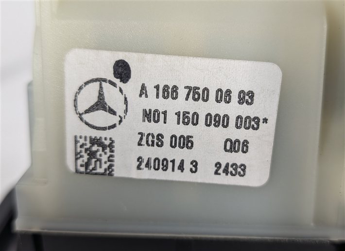 Thumbnail 11: 13-16 MERCEDES GL GLK ML SL W166 W231 X166 X204 TRUNK HANDLE w/ REARVIEW CAMERA