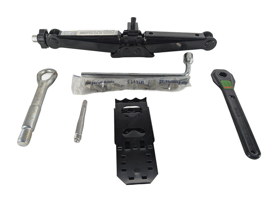 Thumbnail 4: 13-21 MERCEDES BENZ GL GLE GLS ML CLASS W166 X166 SPARE TIRE JACK KIT TOOL SET