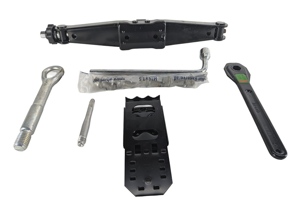 Thumbnail 5: 13-21 MERCEDES BENZ GL GLE GLS ML CLASS W166 X166 SPARE TIRE JACK KIT TOOL SET