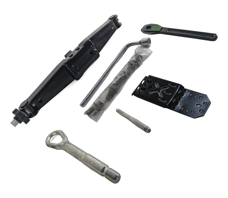 Thumbnail 6: 13-21 MERCEDES BENZ GL GLE GLS ML CLASS W166 X166 SPARE TIRE JACK KIT TOOL SET