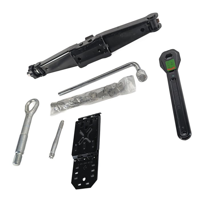 Thumbnail 7: 13-21 MERCEDES BENZ GL GLE GLS ML CLASS W166 X166 SPARE TIRE JACK KIT TOOL SET
