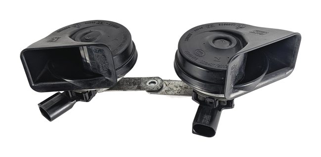 Thumbnail 3: 13-19 MERCEDES GL ML GLE GLS CLASS (W166 X166) HIGH & LOW TONE SAFETY HORN SET-2