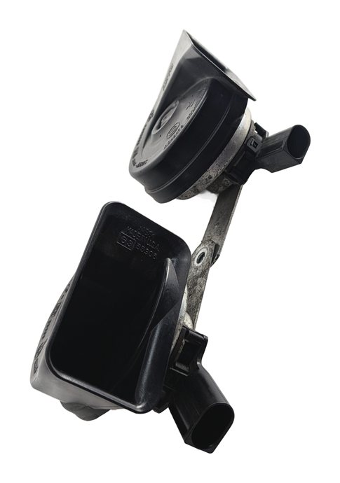Thumbnail 4: 13-19 MERCEDES GL ML GLE GLS CLASS (W166 X166) HIGH & LOW TONE SAFETY HORN SET-2