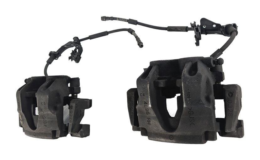 Thumbnail 5: 12-19 MERCEDES GL GLS ML (W166 X166) FRONT LEFT & RIGHT BRAKE CALIPER SET-2