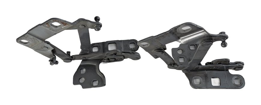 Thumbnail 3: 12-19 MERCEDES GL ML (W166 X166) FRONT LEFT & RIGHT HOOD HINGE SET (Silver)