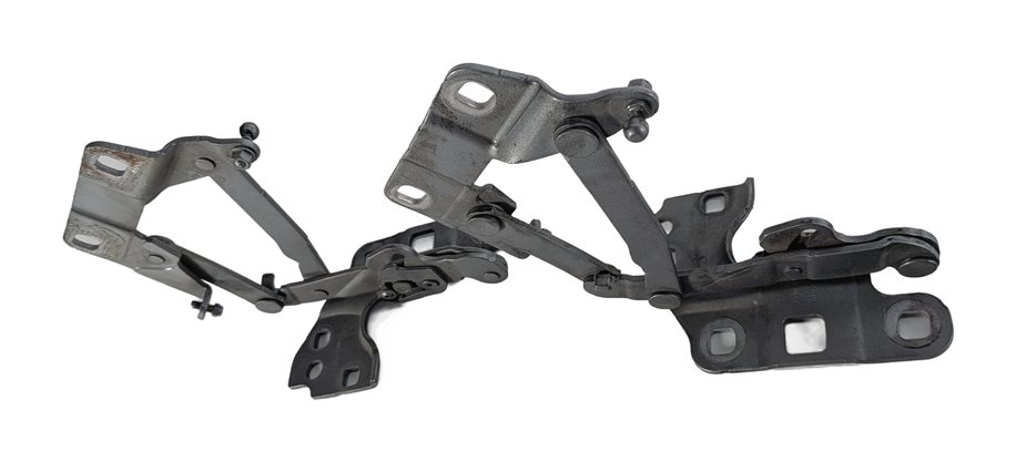 Thumbnail 4: 12-19 MERCEDES GL ML (W166 X166) FRONT LEFT & RIGHT HOOD HINGE SET (Silver)