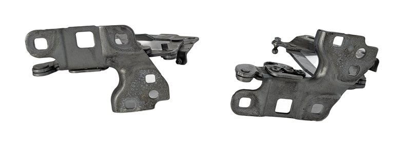 Thumbnail 7: 12-19 MERCEDES GL ML (W166 X166) FRONT LEFT & RIGHT HOOD HINGE SET (Silver)