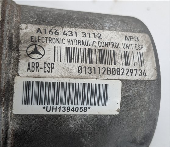 Thumbnail 10: 14-15 MERCEDES GL350 GL450 GL550 ML350 ML550 (W166 X166) ABS BRAKE PUMP MODULE
