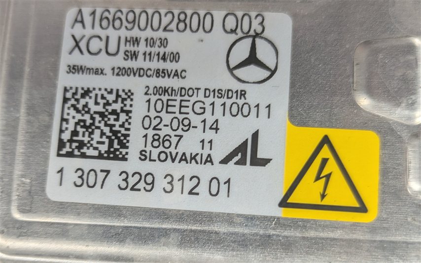 Thumbnail 9: 13-16 MERCEDES GL CLASS (X166) FRONT LEFT DRIVER XENON HID HEADLIGHT LIGHT LAMP