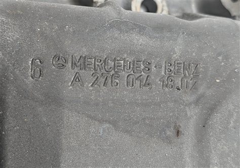 Thumbnail 6: 2015 MERCEDES GL450 X166 3.0L 276.821 ENGINE UPPER & LOWER OIL PAN ASSEMBLY