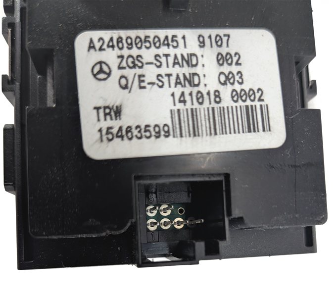 Thumbnail 8: 2015 MERCEDES GL450 X166 ELECTRONIC EMERGENCY PARK PARKING BRAKE SWITCH w/TRIM