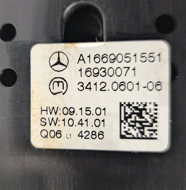 Thumbnail 9: 2015 MERCEDES GL450 X166 AIR SUSPENSION LEVEL DSR DOWNHILL SPEED CONTROL SWITCH