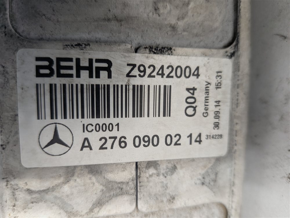 Thumbnail 8: 15-20 MERCEDES E400 C43 GLC43 GLE400 GL450 M276 INTERCOOLER CHARGE AIR COOLER